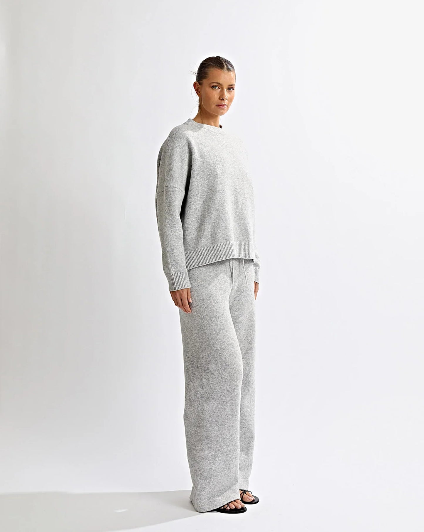 Backless Jumper Grey Set