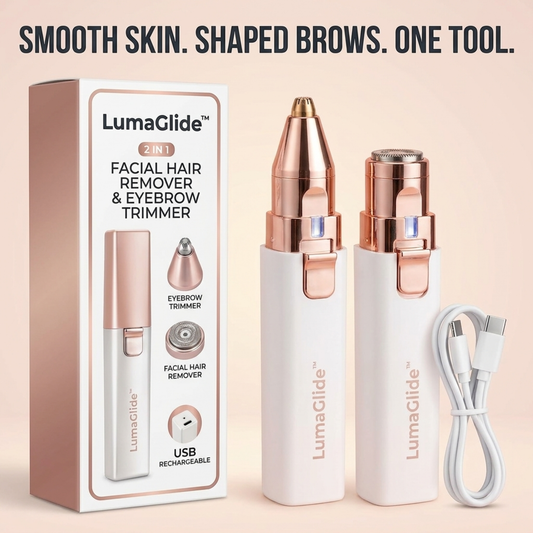 2-in-1 Facial Trimmer & Brow Shaper