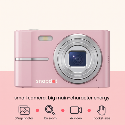 snapdot™ 4K Pocket Camera